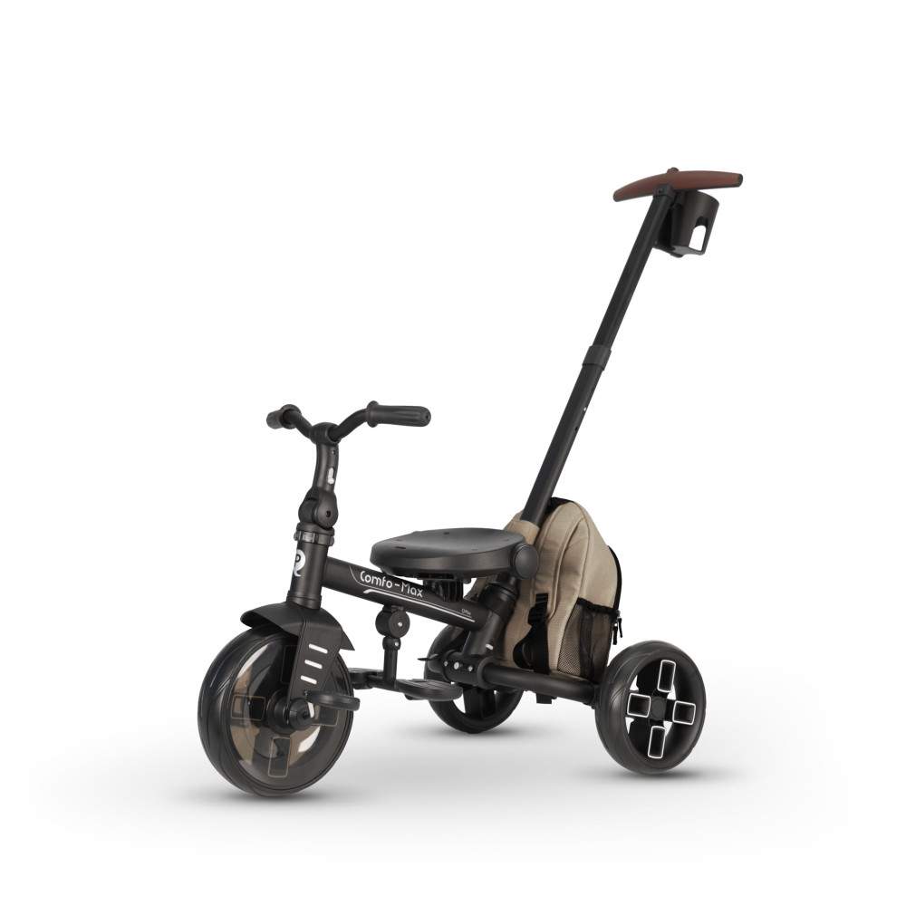 Qplay Comfo Max T70 - детский трехколесный складной велосипед 7в1 • Brown