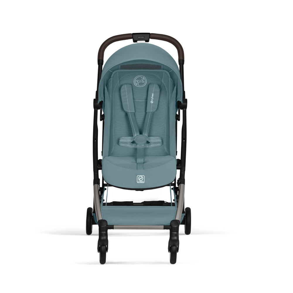 Cybex Orfeo - легкая прогулочная коляска для путешествий, складывается до размера ручной клади • Stormy Blue Cybex Orfeo - легкая прогулочная коляска для путешествий, складывается до размера ручной клади • Stormy Blue