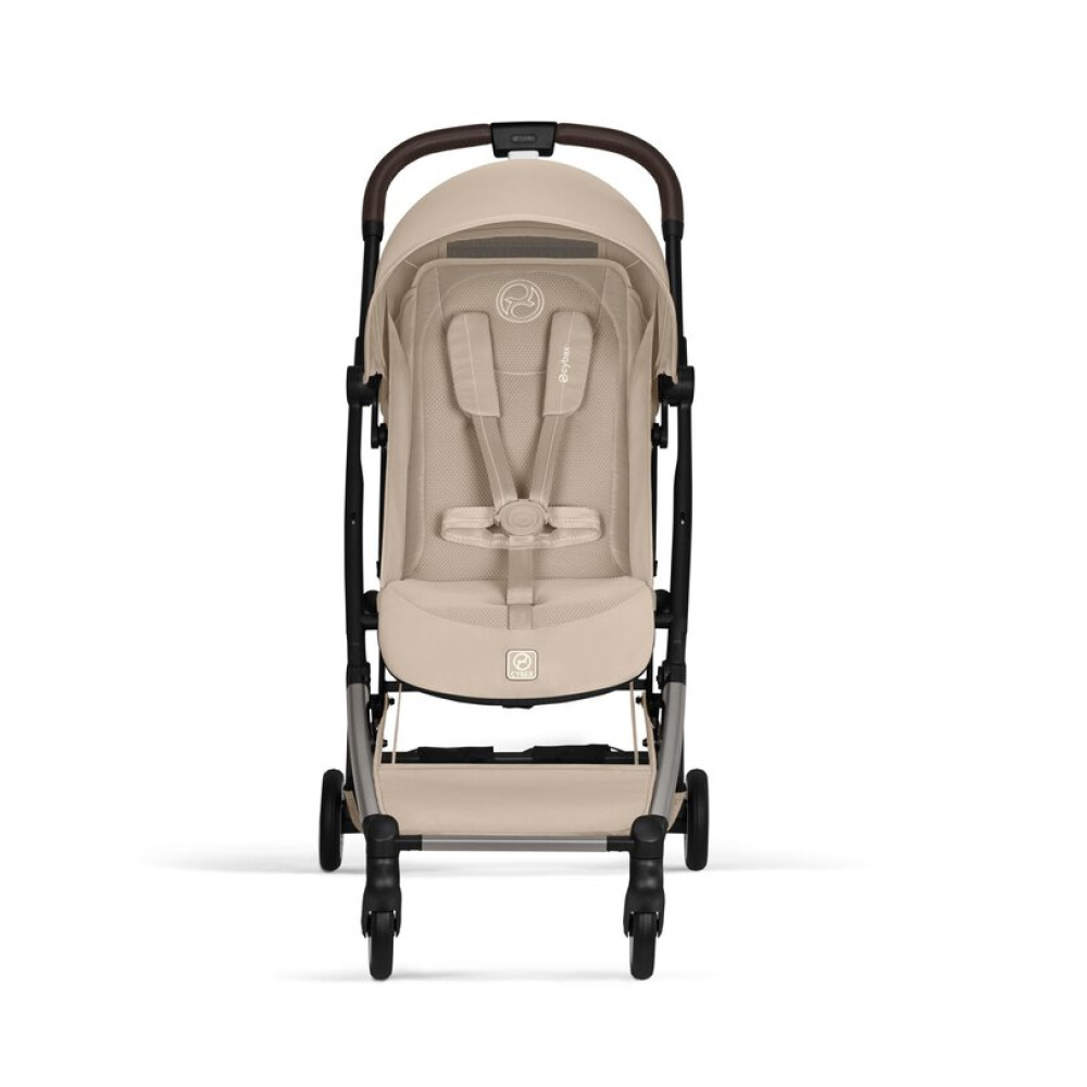 Cybex Orfeo - легка прогулянкова коляска, візок для подорожей, складається до розміру ручної поклажі • Almond Beige