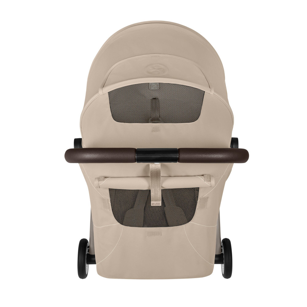 Cybex Orfeo - легка прогулянкова коляска, візок для подорожей, складається до розміру ручної поклажі • Almond Beige
