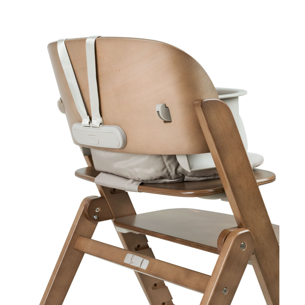 Carrello Focus CRL-16801 - дерев’яний стільчик-трансформер для годування, шезлонг для новонародженого, витримує навантаження до 130 кг • Moka Brown