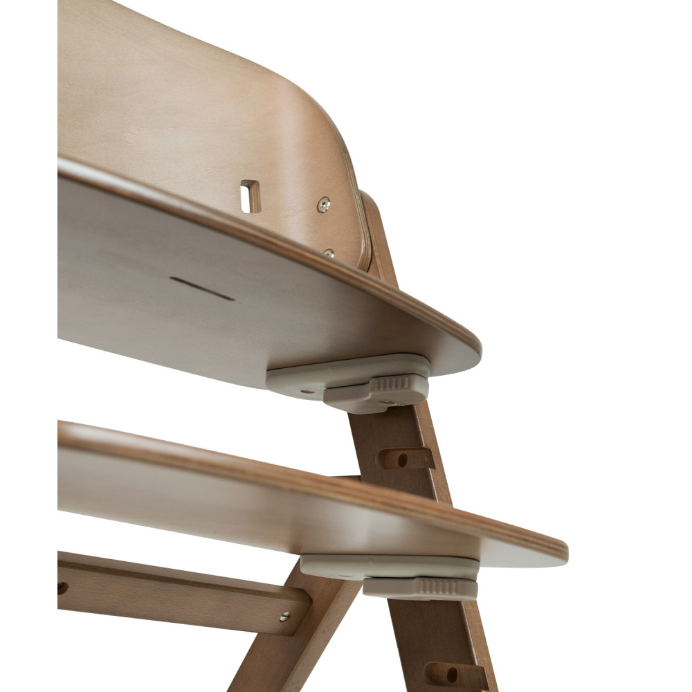 Carrello Focus CRL-16801 - деревянный стульчик-трансформер для кормления, шезлонг для новорожденного, выдерживает нагрузку до 130 кг • Sahara Beige
