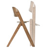 Carrello Focus CRL-16801 - деревянный стульчик-трансформер для кормления, шезлонг для новорожденного, выдерживает нагрузку до 130 кг • Whisper Grey