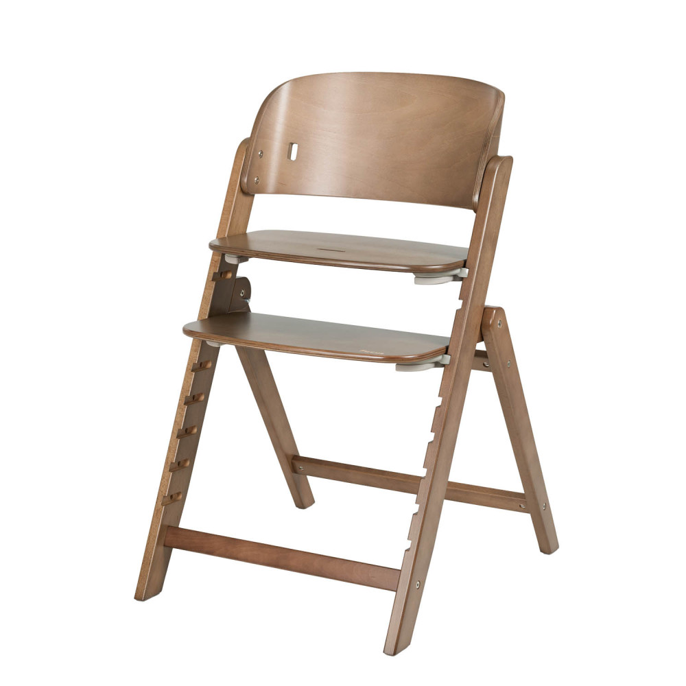 Carrello Focus CRL-16801 - деревянный стульчик-трансформер для кормления, шезлонг для новорожденного, выдерживает нагрузку до 130 кг • Whisper Grey