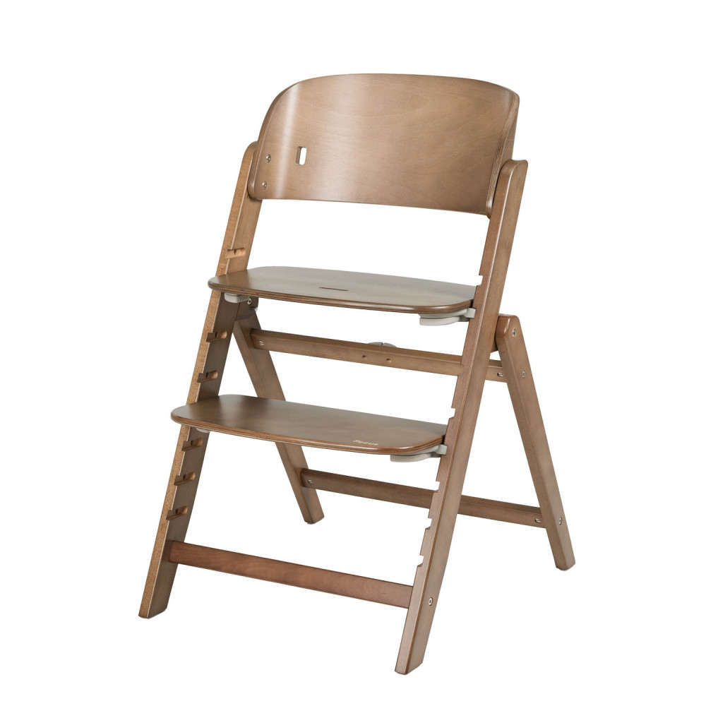 Carrello Focus CRL-16801 - деревянный стульчик-трансформер для кормления, шезлонг для новорожденного, выдерживает нагрузку до 130 кг • Whisper Grey