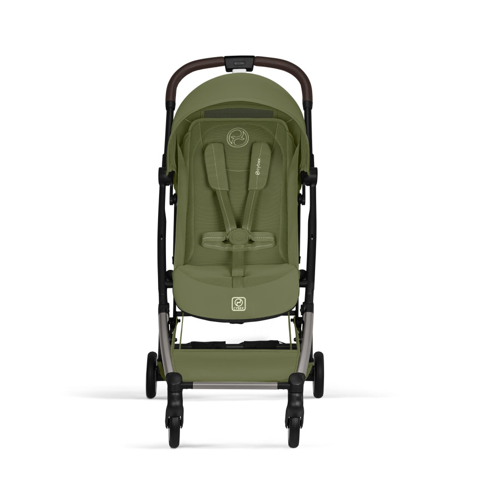 Cybex Orfeo - легка прогулянкова коляска, візок для подорожей, складається до розміру ручної поклажі • Moss Green