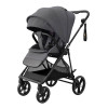 Carrello Extra CRL-5532 - легкая прогулочная коляска с реверсивным блоком • Chrome Grey