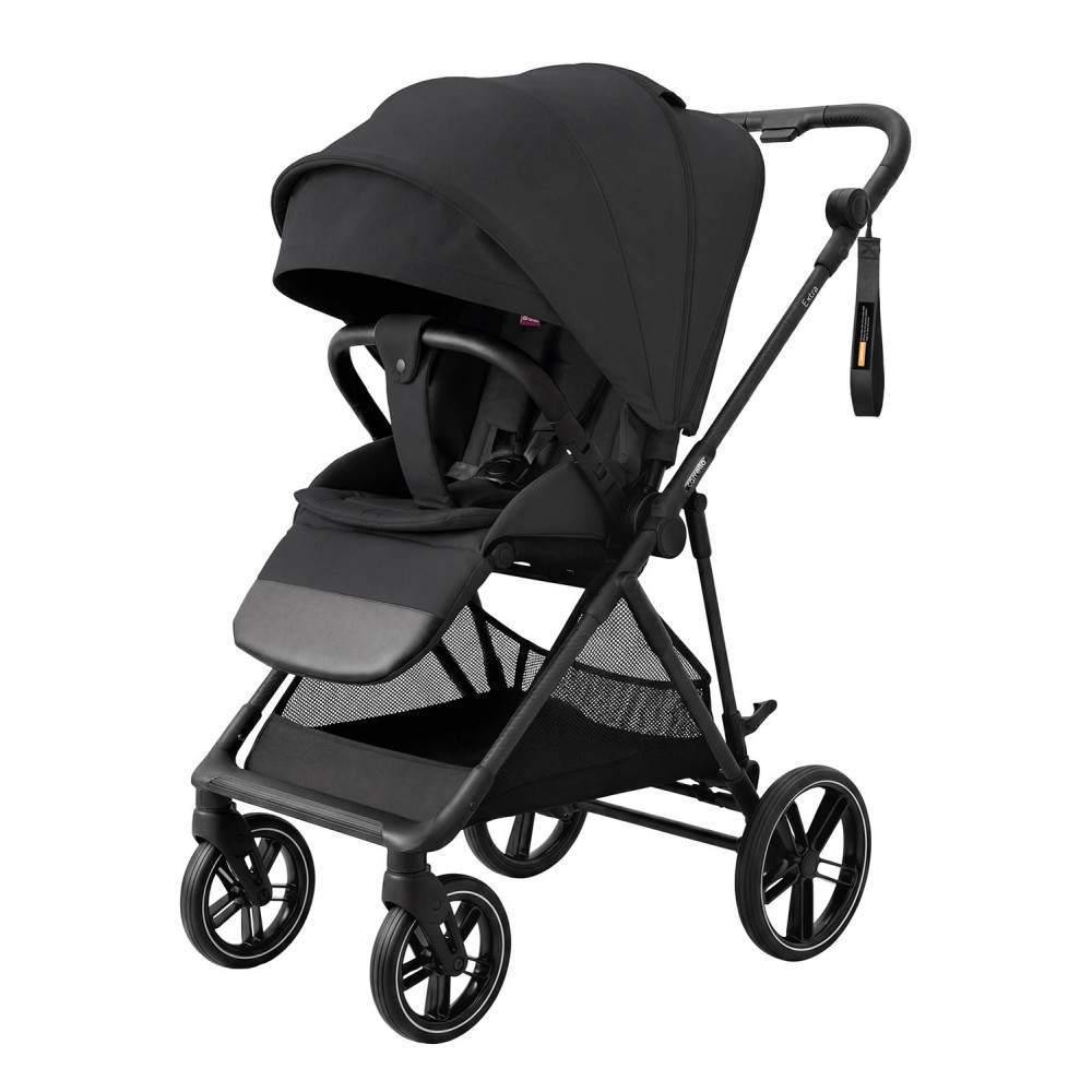 Carrello Extra CRL-5532 - легкая прогулочная коляска с реверсивным блоком • Forest Black