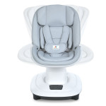 Mastela Deluxe Multi-Motion - укачивающий центр-шезлонг с поворотом сиденья на 360° и управлением через приложение • Белый (8911)