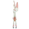 Bambi M 6302 - стульчик для кормления, складной, экокожа • Pink