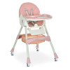 Bambi M 6302 - стульчик для кормления, складной, экокожа • Pink Bambi M 6302 - стульчик для кормления, складной, экокожа • Pink