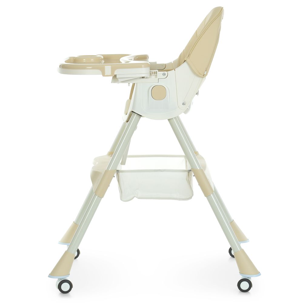 Bambi M 6302 - стільчик для годування, складний, екошкіра • Beige Bambi M 6302 - стільчик для годування, складний, екошкіра • Beige
