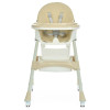 Bambi M 6302 - стільчик для годування, складний, екошкіра • Beige