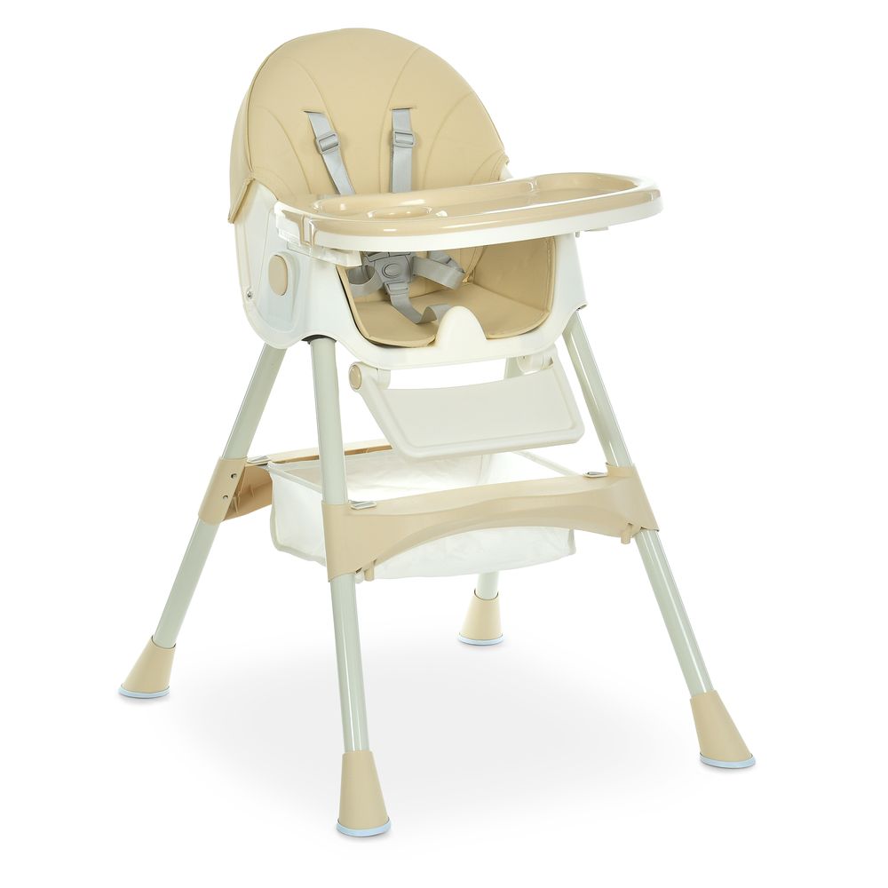 Bambi M 6302 - стільчик для годування, складний, екошкіра • Beige Bambi M 6302 - стільчик для годування, складний, екошкіра • Beige