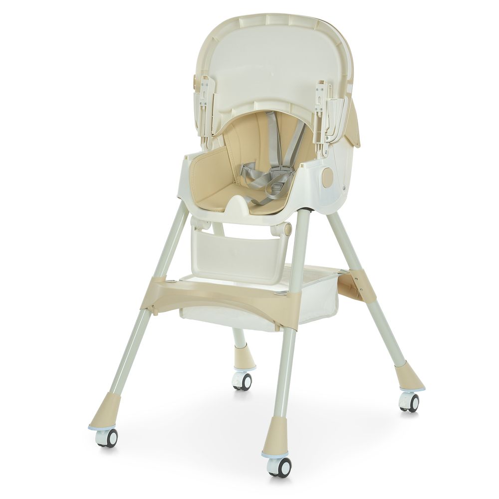 Bambi M 6302 - стільчик для годування, складний, екошкіра • Beige Bambi M 6302 - стільчик для годування, складний, екошкіра • Beige