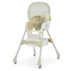 Bambi M 6302 - стільчик для годування, складний, екошкіра • Beige