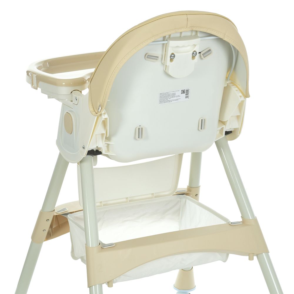 Bambi M 6302 - стільчик для годування, складний, екошкіра • Beige Bambi M 6302 - стільчик для годування, складний, екошкіра • Beige