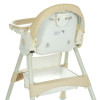 Bambi M 6302 - стільчик для годування, складний, екошкіра • Beige