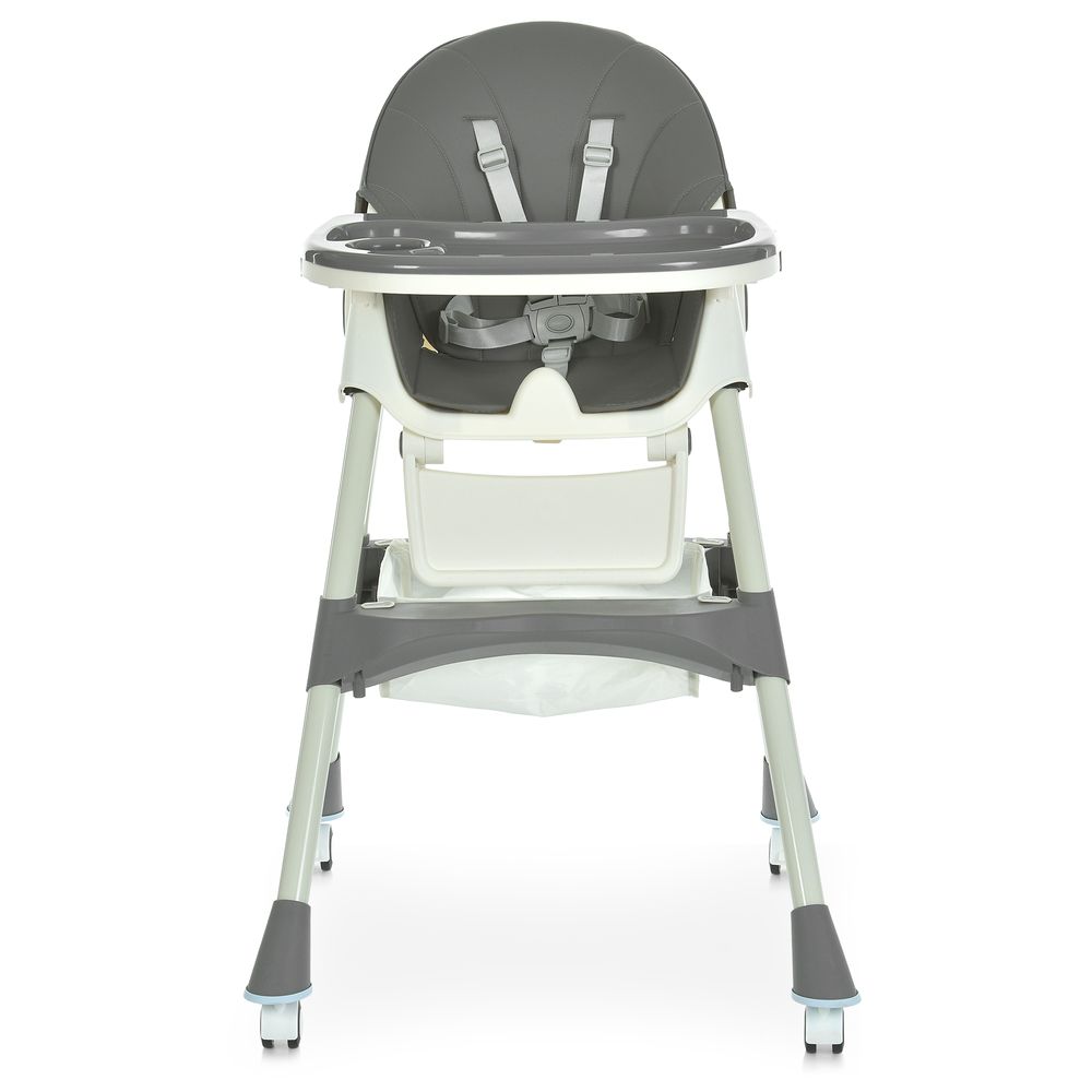 Bambi M 6302 - стільчик для годування, складний, екошкіра • Gray Bambi M 6302 - стільчик для годування, складний, екошкіра • Gray