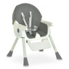 Bambi M 6302 - стільчик для годування, складний, екошкіра • Gray
