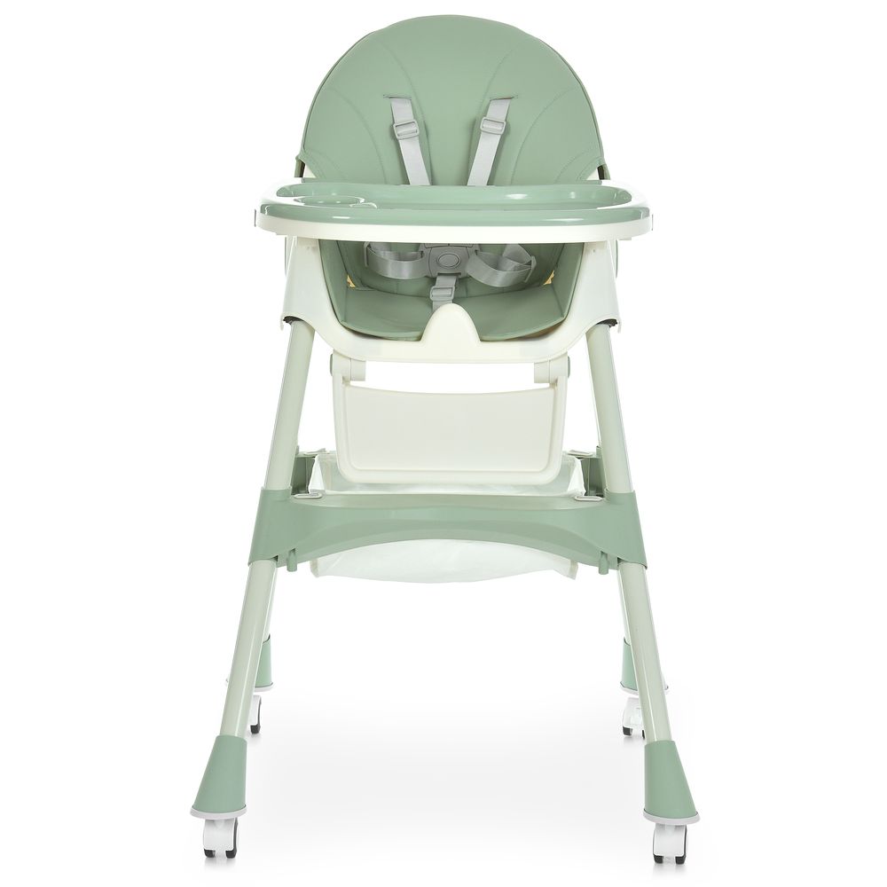 Bambi M 6302 - стульчик для кормления, складной, экокожа • Olive Bambi M 6302 - стульчик для кормления, складной, экокожа • Olive