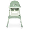 Bambi M 6302 - стульчик для кормления, складной, экокожа • Olive
