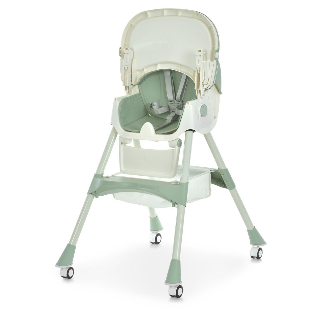 Bambi M 6302 - стульчик для кормления, складной, экокожа • Olive Bambi M 6302 - стульчик для кормления, складной, экокожа • Olive