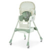 Bambi M 6302 - стульчик для кормления, складной, экокожа • Olive