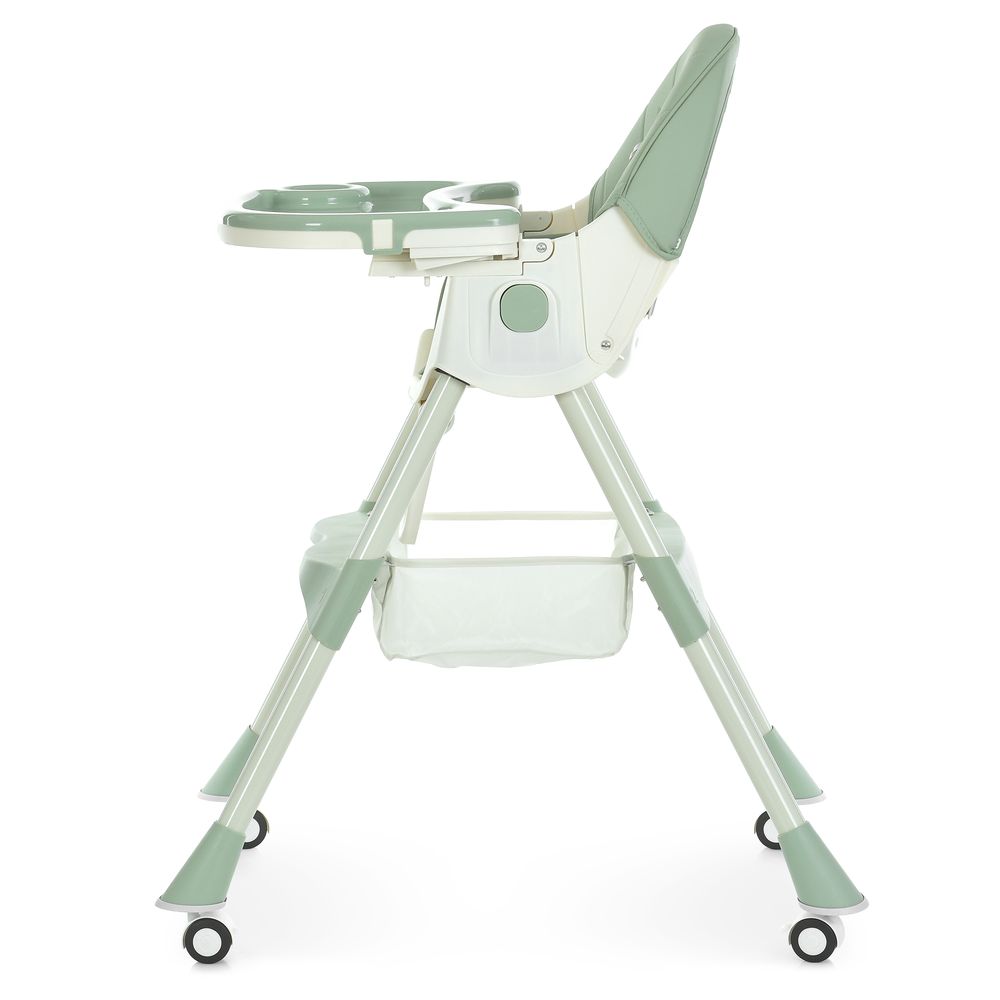 Bambi M 6302 - стульчик для кормления, складной, экокожа • Olive Bambi M 6302 - стульчик для кормления, складной, экокожа • Olive
