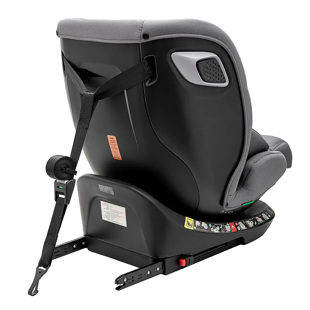 Bair Oreo 360 i–Size - дитяче автокрісло (0 – 12 років /40 - 150 см /0 – 36 кг) з функцією повороту 360, кріплення ISOFIX та Top Tether (якірний ремінь) • Graphite Midnight (BO-02)