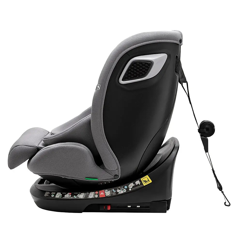 Bair Oreo 360 i–Size - дитяче автокрісло (0 – 12 років /40 - 150 см /0 – 36 кг) з функцією повороту 360, кріплення ISOFIX та Top Tether (якірний ремінь) • Graphite Midnight (BO-02)