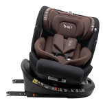 Bair Oreo 360 i–Size - дитяче автокрісло (0 – 12 років /40 - 150 см /0 – 36 кг) з функцією повороту 360, кріплення ISOFIX та Top Tether (якірний ремінь) • Choco-Black (BO-06)