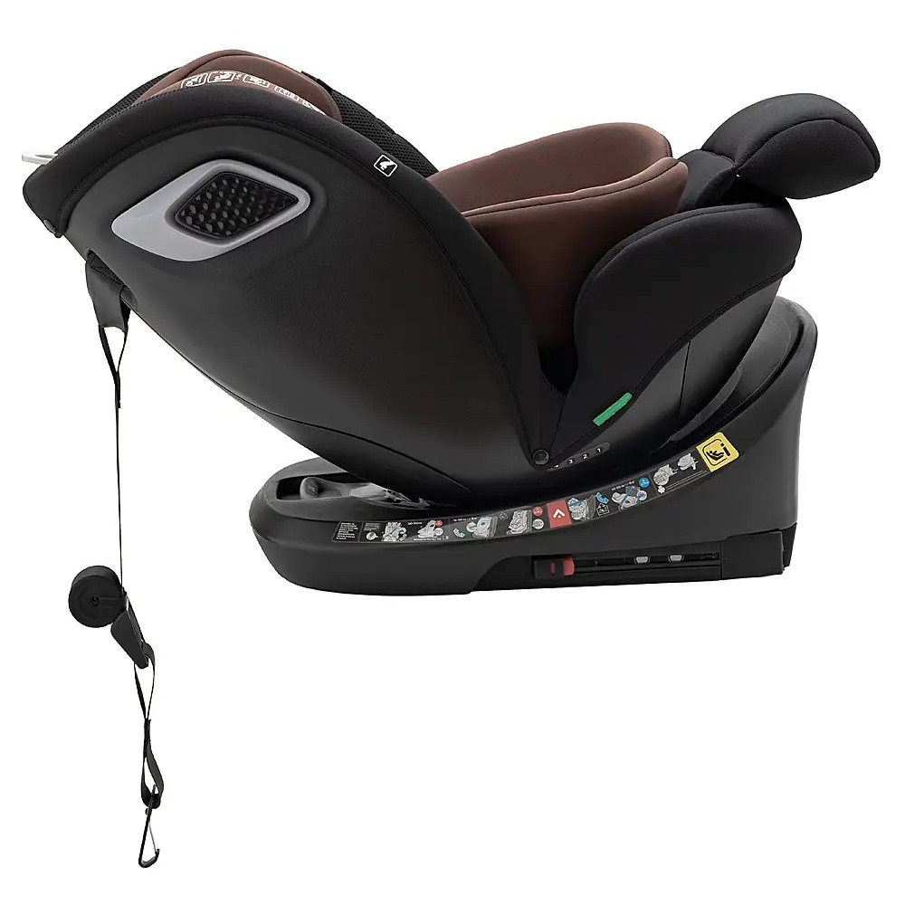 Bair Oreo 360 i–Size - дитяче автокрісло (0 – 12 років /40 - 150 см /0 – 36 кг) з функцією повороту 360, кріплення ISOFIX та Top Tether (якірний ремінь) • Choco-Black (BO-06) Bair Oreo 360 i–Size - дитяче автокрісло (0 – 12 років /40 - 150 см /0 – 36 кг) з функцією повороту 360, кріплення ISOFIX та Top Tether (якірний ремінь) • Choco-Black (BO-06)