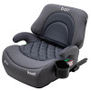 Bair Boost i-Size - детское автокресло-бустер со съемной спинкой, с креплением Isofix (125–150 см) • Graphite Midnight BG-02