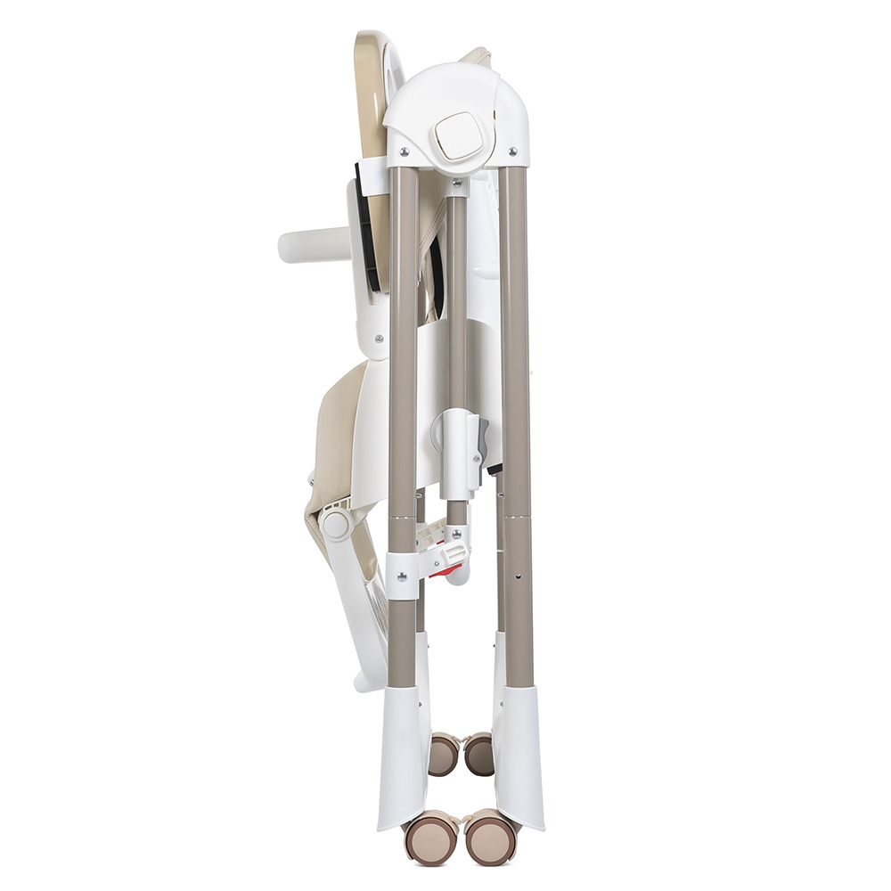 Bambi M 5897 - стільчик для годування 2в1 з механичним заколисуванням • Beige Bambi M 5897 - стільчик для годування 2в1 з механичним заколисуванням • Beige