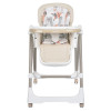 Bambi M 5897 - стільчик для годування 2в1 з механичним заколисуванням • Beige