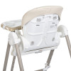 Bambi M 5897 - стільчик для годування 2в1 з механичним заколисуванням • Beige