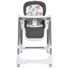 Bambi M 5897 - стільчик для годування 2в1 з механичним заколисуванням • Gray