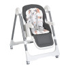 Bambi M 5897 - стільчик для годування 2в1 з механичним заколисуванням • Gray