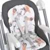 Bambi M 5897 - стільчик для годування 2в1 з механичним заколисуванням • Gray