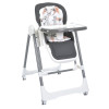 Bambi M 5897 - стульчик для кормления 2в1 с механическим укачиванием • Gray Bambi M 5897 - стульчик для кормления 2в1 с механическим укачиванием • Gray