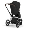 Cybex Priam 5.0 - детская премиум-коляска 2в1, люлька складывается вместе с шасси • Sepia Black/Chrome