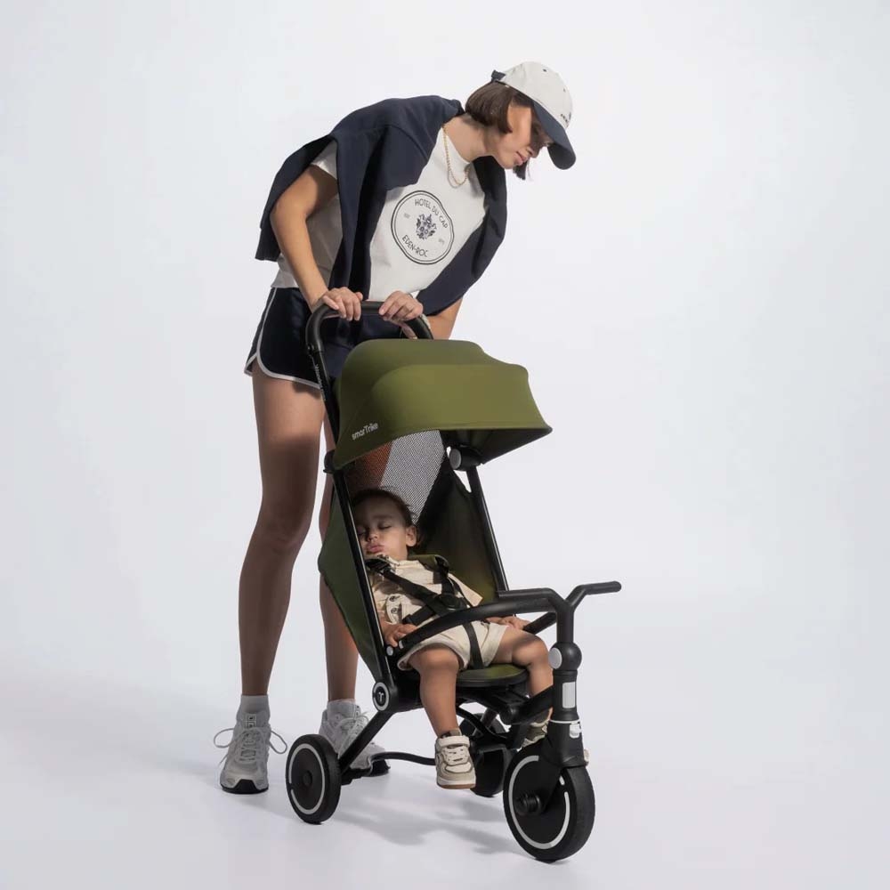 smarTrike Wonder Max - дитяча коляска-велосипед, компактне складання • Jet Black smarTrike Wonder Max - дитяча коляска-велосипед, компактне складання • Jet Black