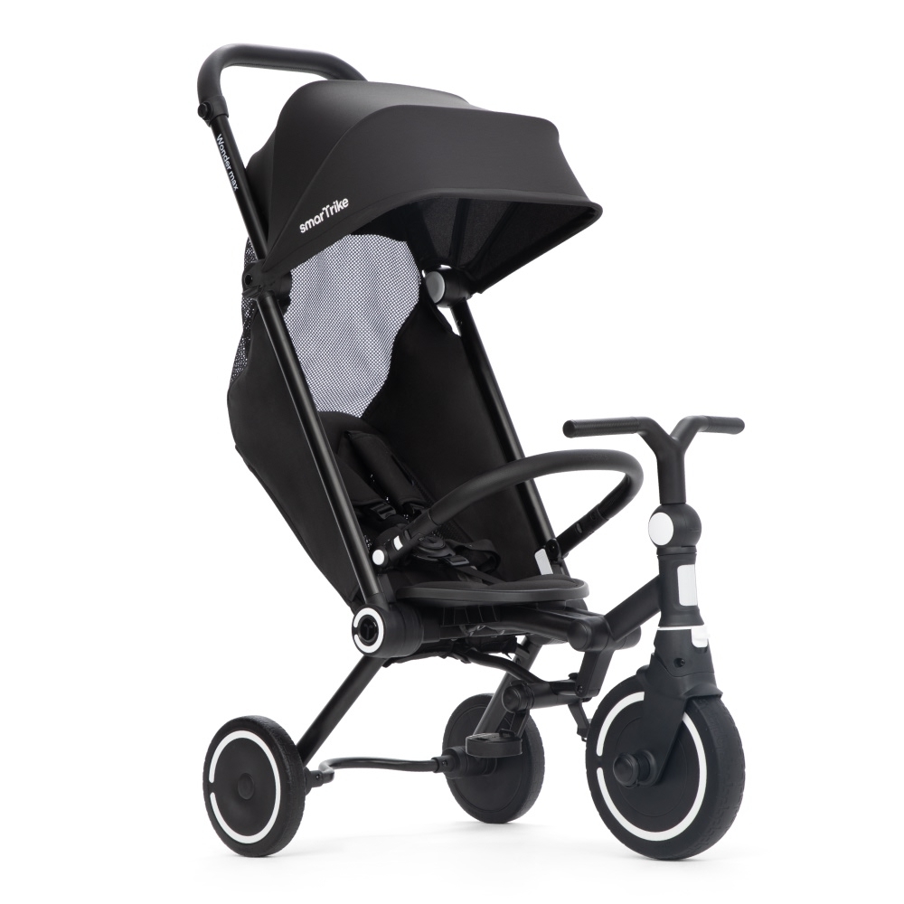 smarTrike Wonder Max - дитяча коляска-велосипед, компактне складання • Jet Black smarTrike Wonder Max - дитяча коляска-велосипед, компактне складання • Jet Black