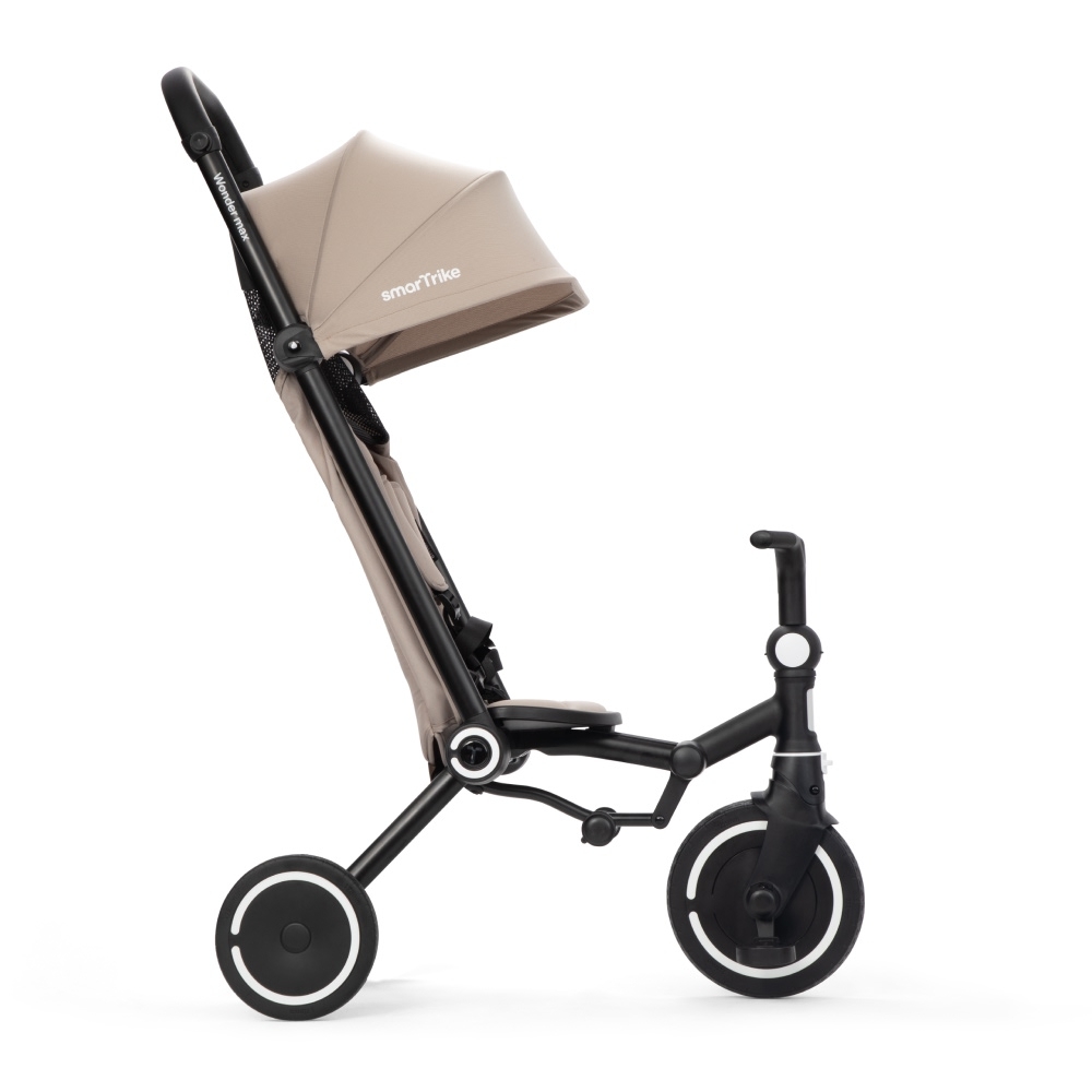 smarTrike Wonder Max - дитяча коляска-велосипед, компактне складання • Stone Beige