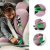 Kinderkraft Junior Fix 2 Plus i-Size - автокрісло для дітей (від 3.5 до 12 років / 100 - 150 см) • Pink (KCJUFI20PNKPL0N)