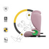Kinderkraft Junior Fix 2 Plus i-Size - автокрісло для дітей (від 3.5 до 12 років / 100 - 150 см) • Pink (KCJUFI20PNKPL0N)