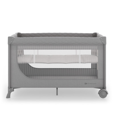  Kinderkraft Leody UP - дитяче дорожнє ліжечко 2в1 з легким складанням • Grey (KCLEODUPGRY0000)
