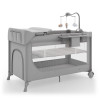 Kinderkraft Leody Up - ліжко-манеж з пеленатором • Grey (KCLEODUPGRY00AC)