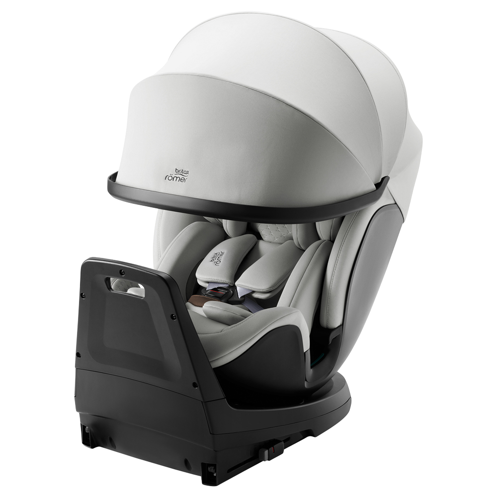 Britax Romer Swivel-Grow Max Air - поворотное детское автокресло с активной вентиляцией (0 - 7 лет / 40 - 125 см / 0-25 кг ), крепление ISOFIX • Linen Grey